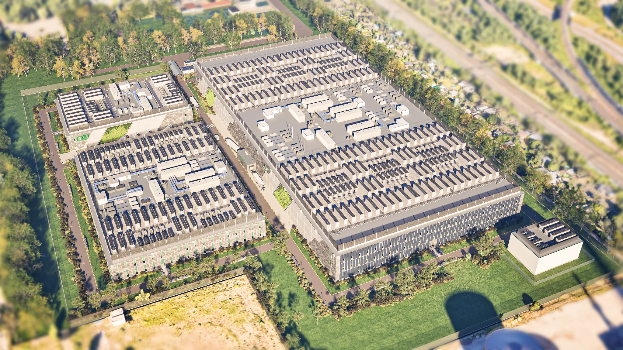 Datacenter Mitteldeutschland – Architekturvisualisierung 1